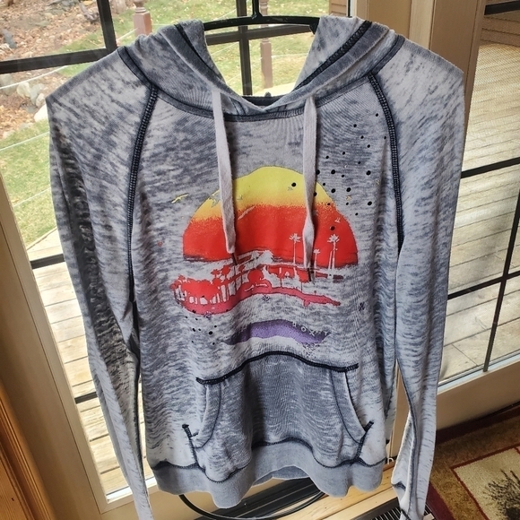 Roxy Colorful Graphic Long Sleeve Sz. M Hoodie - Picture 2 of 10
